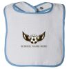 Infant Contrast Trim Terry Bib Thumbnail