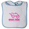 Infant Contrast Trim Terry Bib Thumbnail