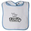 Infant Contrast Trim Terry Bib Thumbnail