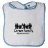 Infant Contrast Trim Terry Bib Thumbnail