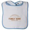 Infant Contrast Trim Terry Bib Thumbnail