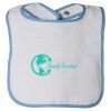 Infant Contrast Trim Terry Bib Thumbnail