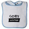 Infant Contrast Trim Terry Bib Thumbnail