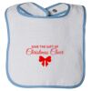 Infant Contrast Trim Terry Bib Thumbnail