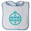 Infant Contrast Trim Terry Bib Thumbnail