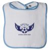 Infant Contrast Trim Terry Bib Thumbnail