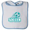 Infant Contrast Trim Terry Bib Thumbnail
