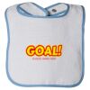 Infant Contrast Trim Terry Bib Thumbnail