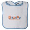 Infant Contrast Trim Terry Bib Thumbnail