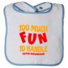 Infant Contrast Trim Terry Bib Thumbnail