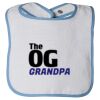 Infant Contrast Trim Terry Bib Thumbnail