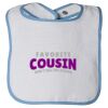 Infant Contrast Trim Terry Bib Thumbnail