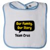 Infant Contrast Trim Terry Bib Thumbnail