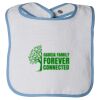 Infant Contrast Trim Terry Bib Thumbnail