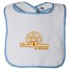 Infant Contrast Trim Terry Bib Thumbnail
