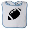 Infant Contrast Trim Terry Bib Thumbnail