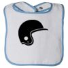 Infant Contrast Trim Terry Bib Thumbnail