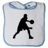 Infant Contrast Trim Terry Bib Thumbnail