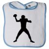 Infant Contrast Trim Terry Bib Thumbnail