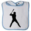 Infant Contrast Trim Terry Bib Thumbnail