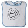Infant Contrast Trim Terry Bib Thumbnail