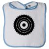 Infant Contrast Trim Terry Bib Thumbnail