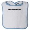Infant Contrast Trim Terry Bib Thumbnail