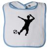 Infant Contrast Trim Terry Bib Thumbnail