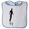Infant Contrast Trim Terry Bib Thumbnail