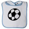Infant Contrast Trim Terry Bib Thumbnail