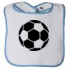 Infant Contrast Trim Terry Bib Thumbnail