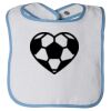 Infant Contrast Trim Terry Bib Thumbnail