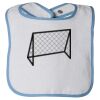 Infant Contrast Trim Terry Bib Thumbnail