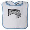 Infant Contrast Trim Terry Bib Thumbnail