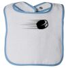 Infant Contrast Trim Terry Bib Thumbnail