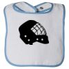 Infant Contrast Trim Terry Bib Thumbnail