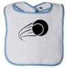 Infant Contrast Trim Terry Bib Thumbnail