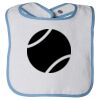 Infant Contrast Trim Terry Bib Thumbnail