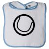 Infant Contrast Trim Terry Bib Thumbnail