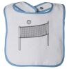 Infant Contrast Trim Terry Bib Thumbnail