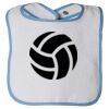 Infant Contrast Trim Terry Bib Thumbnail
