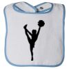 Infant Contrast Trim Terry Bib Thumbnail