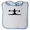 Infant Contrast Trim Terry Bib Thumbnail