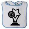 Infant Contrast Trim Terry Bib Thumbnail