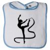 Infant Contrast Trim Terry Bib Thumbnail