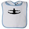 Infant Contrast Trim Terry Bib Thumbnail