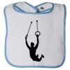Infant Contrast Trim Terry Bib Thumbnail