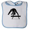 Infant Contrast Trim Terry Bib Thumbnail