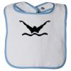 Infant Contrast Trim Terry Bib Thumbnail