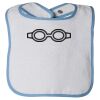 Infant Contrast Trim Terry Bib Thumbnail
